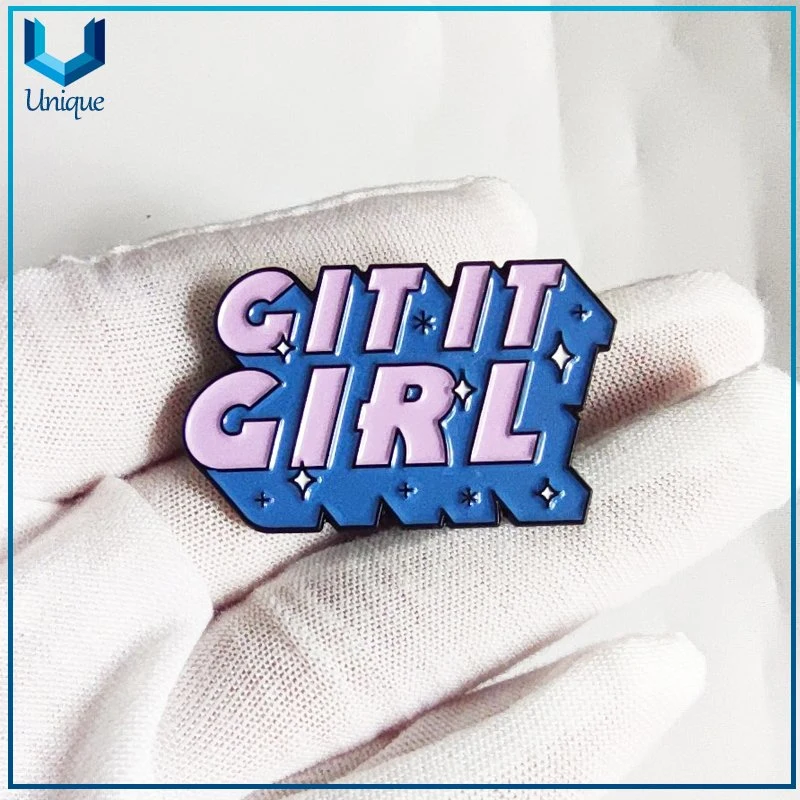 Los mejores regalos promocionales Pinzas metálicas, la leche barata Cookie Pins Badge para la docoración, Diseño a medida Die golpeado Hierro Metal Broche para los regalos