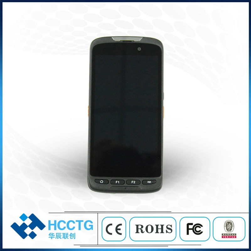 IP65 Android 11 5 pulgadas Industrial resistente PDA asistencia Lector de tarjetas NFC y escáner de códigos de barras 1d 2D (HT50C)