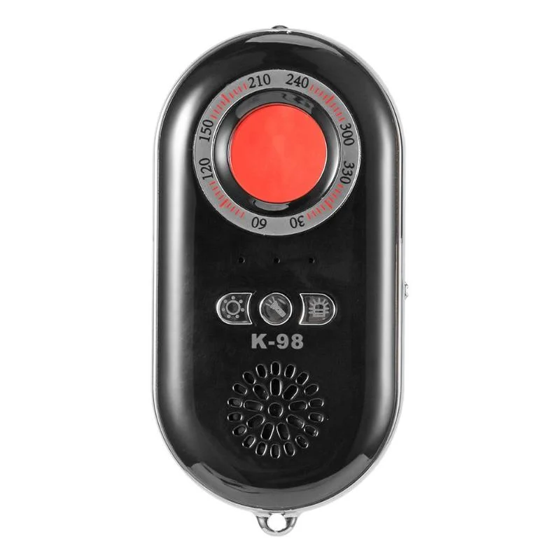 K98 Signal RF Bug Anti-Spy Finder Lampe torche à LED caméra détecteur Slim de numérisation