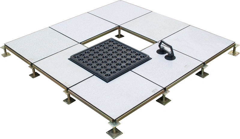 High Performance All Steel Cement with Ceramic Tile False Access Floor System for Data Center CCTV Room