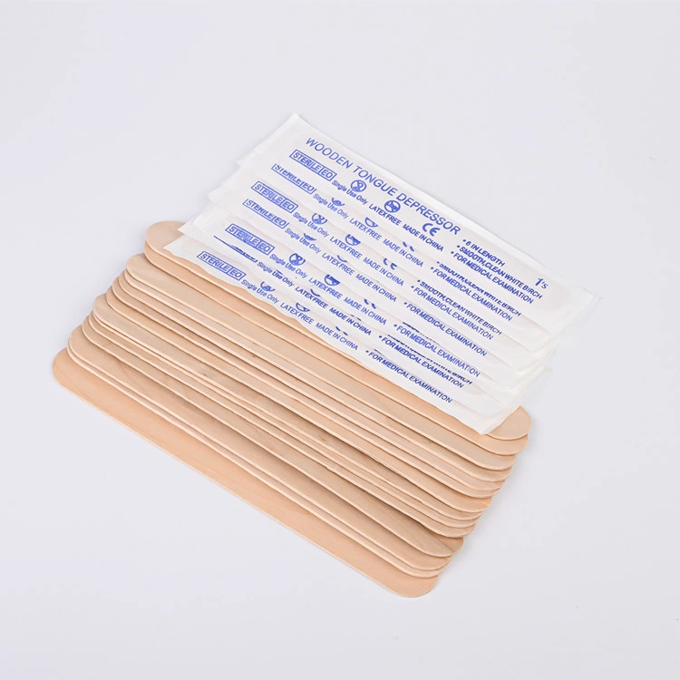 SJ Medical Wholesale/Supplier Oral Teeth Dental Tongue Spatula Depressor Bamboo Depressors