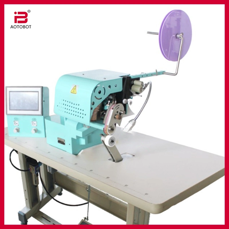 Roller Style Edge Fold-Over Seamless Hemming Strip Machine for Sports Wear