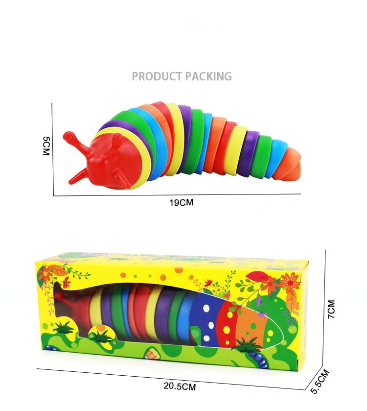 Commerce de gros des limaces s'agiter les escargots Slug enfants puzzle de la science anti-stress de l'éducation Fidget Jouets