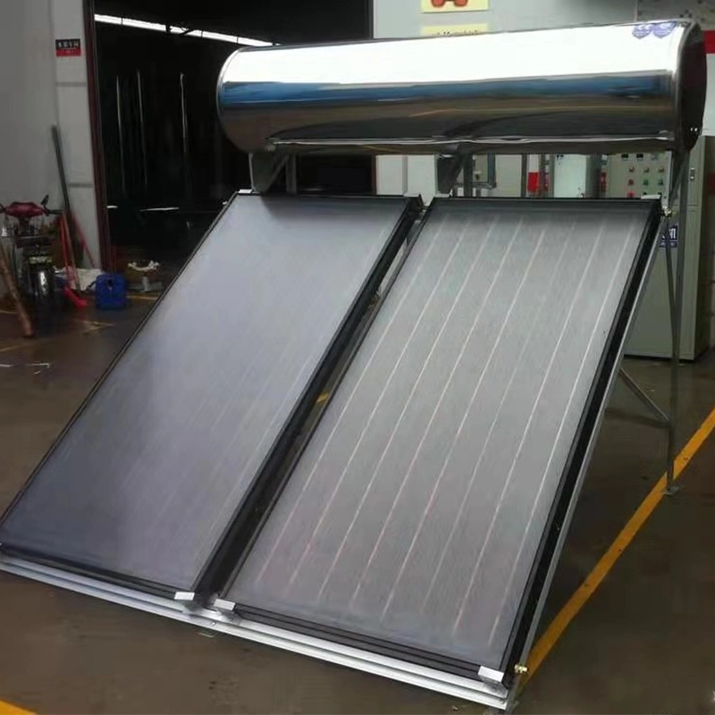 100L 150 L 200 L 300 L 400 L de Panel Plano calentador de agua solar para la familia