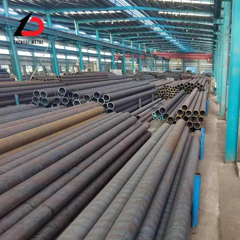 En ASTM S355 A53b A106 Gr. B A336 Carbon Structure Seamless Steel Pipe Large Diameter Thick Wall Sch20 Sch40 Alloy Seamless Fluid Pressure Boiler Tube API Pipe