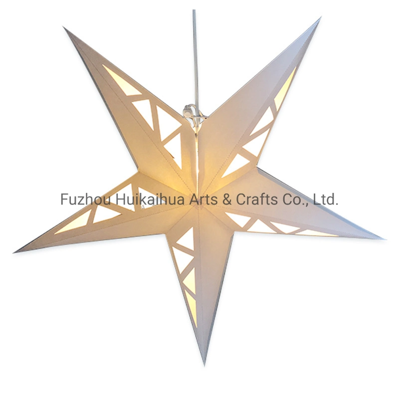 Paper Star Lantern Lampshade Hanging Christmas Xmas Day Decoration