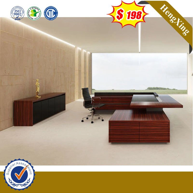 Executive Desk OEM Customized Green Material Veneer Executive Table (HX-UN021)