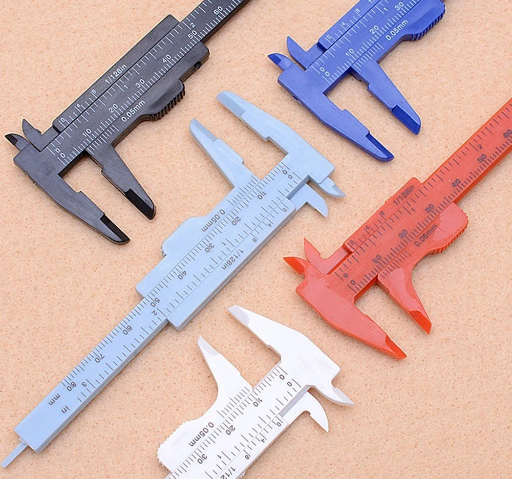 Mini Plastic Hot Selling Top Quality Vernier Calipers for School