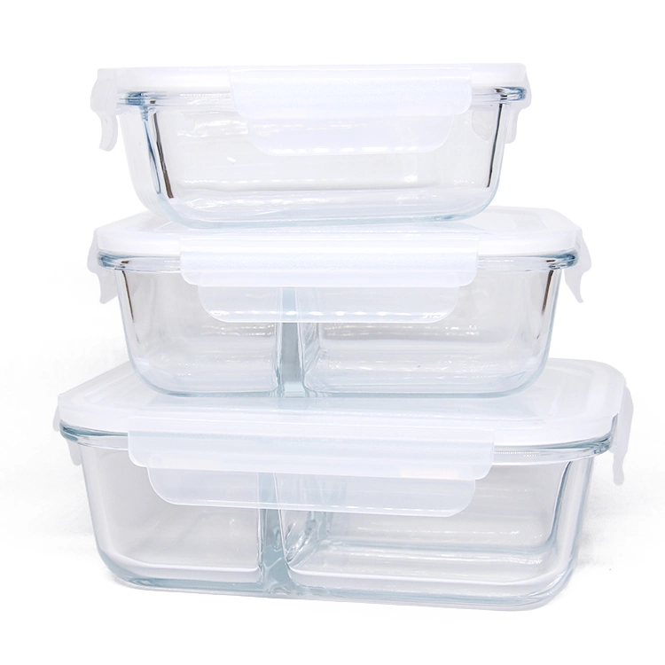 Refrigerator Use Container Set Food Storage Containers Hot Sale Glass Pot Glass Lunch Box