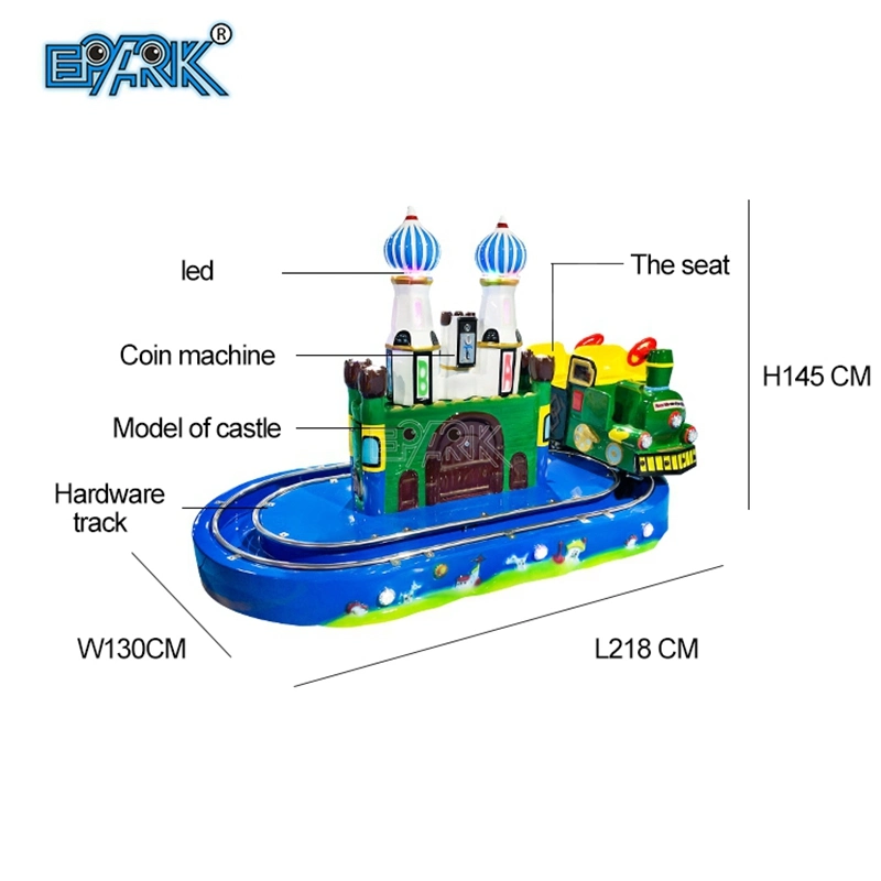 High quality/High cost performance  Round Castle Rain Kiddie Ride Game Machine