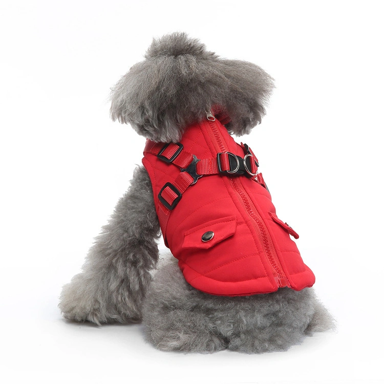 Pet Zubehör Hundeprodukt Amazon Hot Sale Großhandel Hundekleidung Reißverschluss Jacke Hund Kleidung Hund Weste