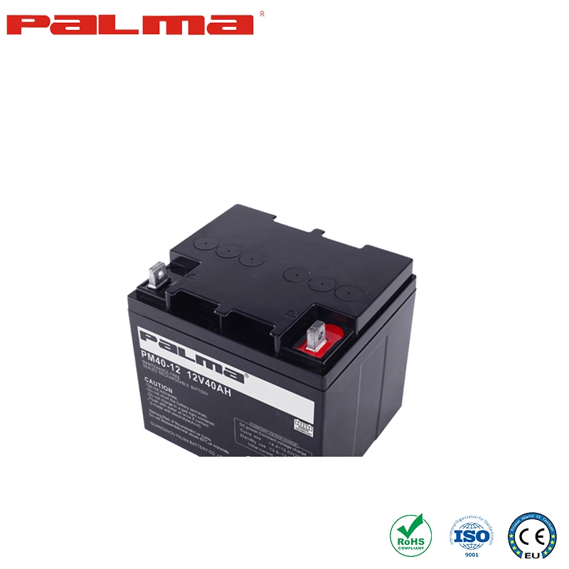 video Computerized Instrument Battery 12V40ah, 12V50ah Rechargeable Lead Acid Battery for Converter and Alarm Systems