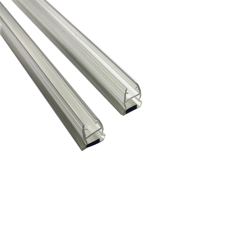 Customized Co Extrusion PVC Plastic Profile with Magnetic Strip