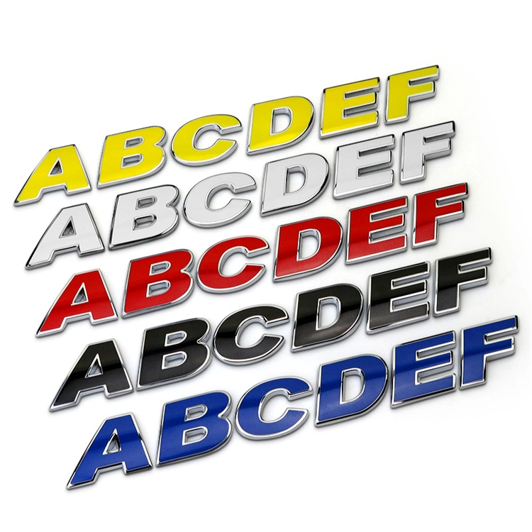 Customized Emblem 3m Self-Adhesive Cross Car Emblem, Foreign Car Logo Emblem