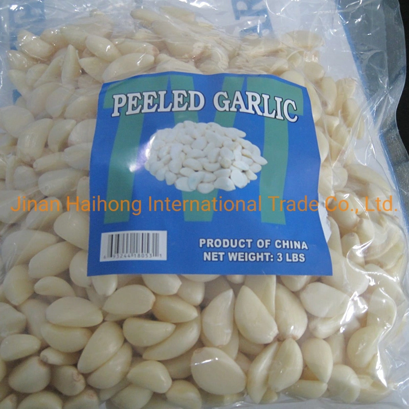 Fresh Peeled White Garlic Clove