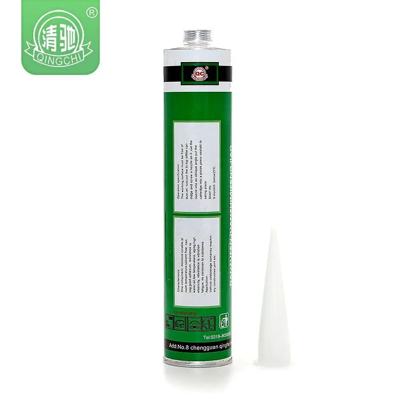 Joint silicone pour polyuréthane, noir, blanc, 600 ml