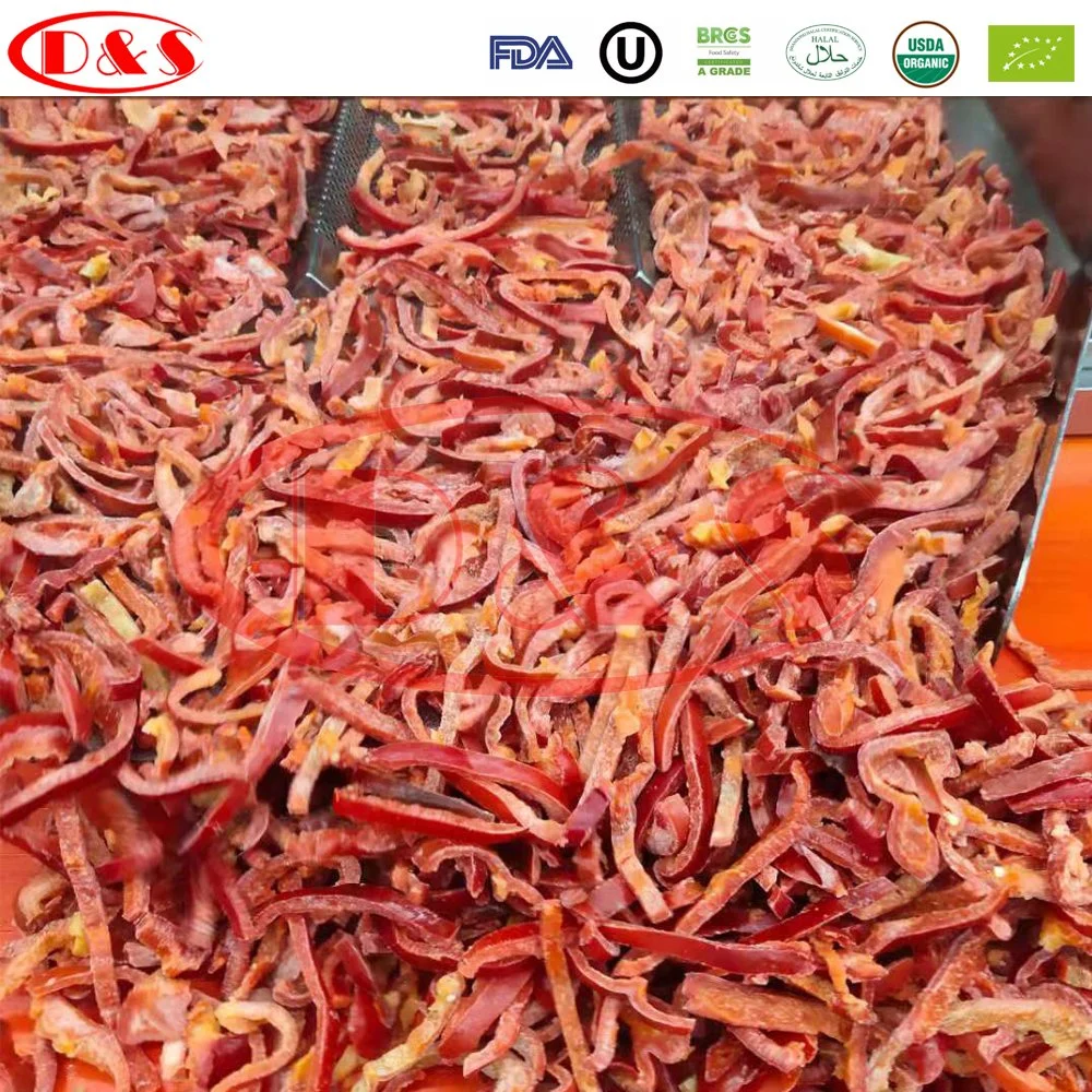 IQF Red Pepper Frozen Red Pepper China High quality/High cost performance  Red Pepper (slice)