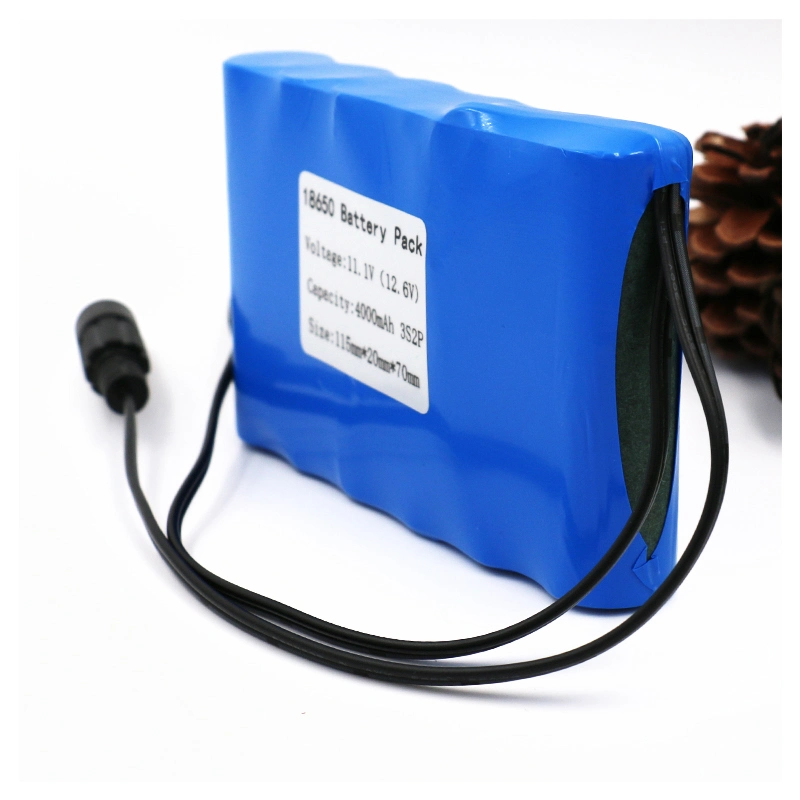 10,8V/11,1V/12V 4000mAh 5200mAh 6000mAh 18650-3s2p zusammengesetzter Lithium-Ionen-Akku Mit DC-Eingang/Ausgang