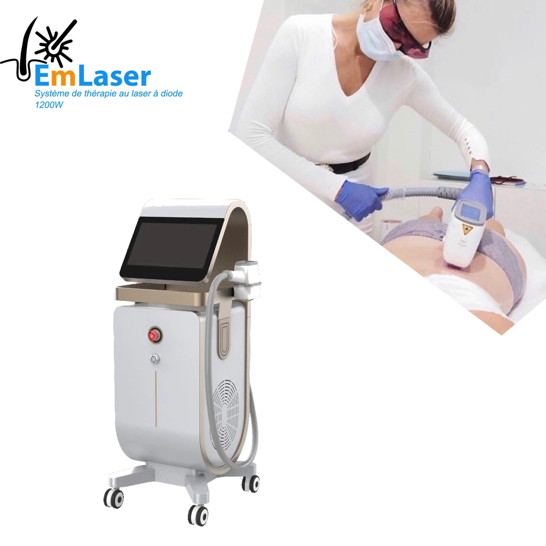 Painless 808nm Diode Laser Hair Removal Beauty Machine Triple Wavelength Diode laser 755 808 1064