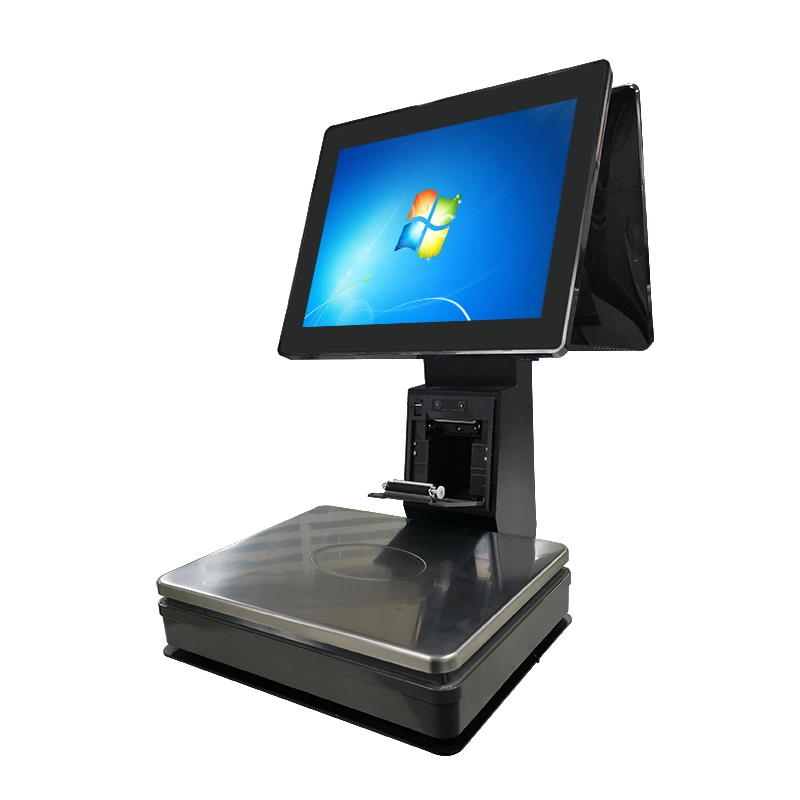 Tout en Un tactile WiFi POS balance de pesage avec imprimante