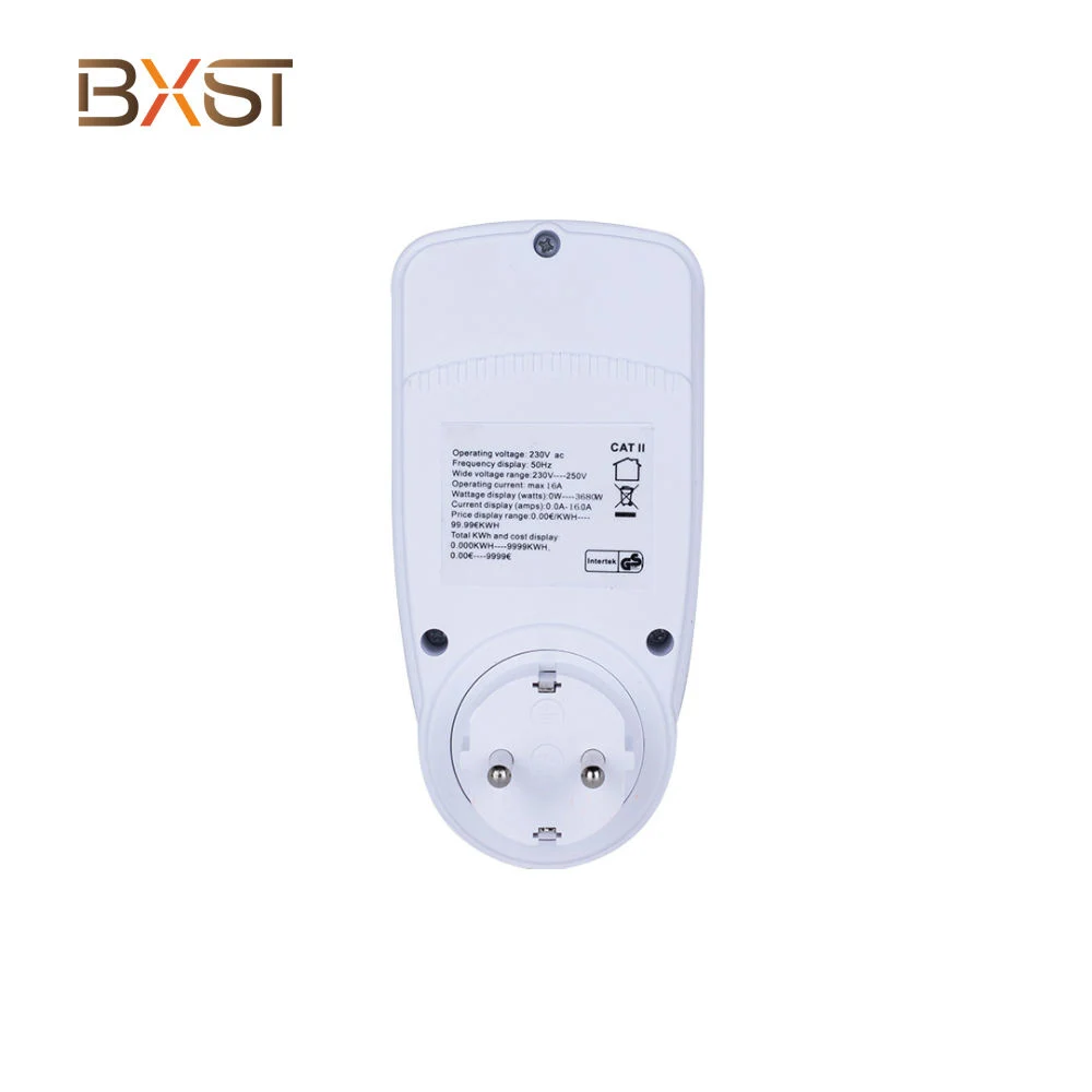 Немецкий стандарт Bx-S-07 Power Metering Socket энергопотребление Электрическая мощность Метр