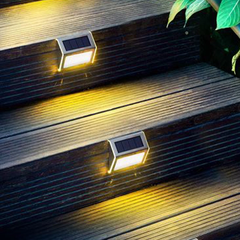 Luzes LED para a rua para exterior com bateria para relvado interior, teto em alumínio Pilhas de substituição para a luz solar intermitente COB