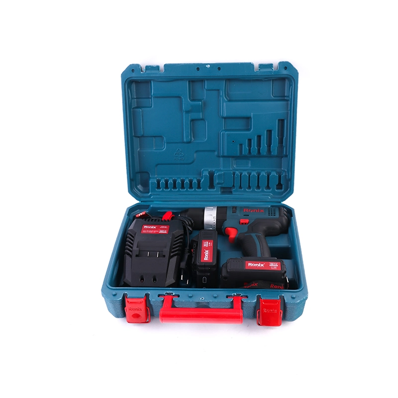 Ronix Hot Selling Model 8614 14.4V Li-ion 2-Speed Waterproof Cordless Impact Drill Driver