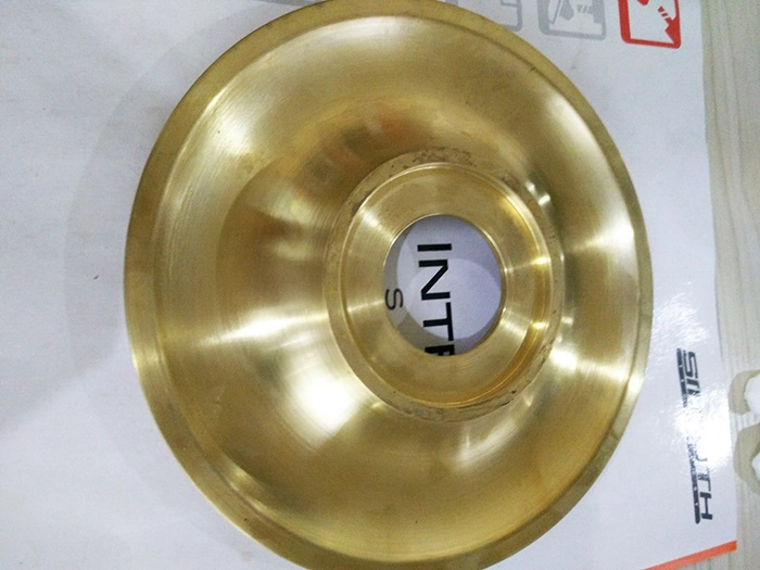 لوحة نحاسية دائرية ذات قاعدة مصباح قرص دائري من النحاس أكسسوارات الإنارة