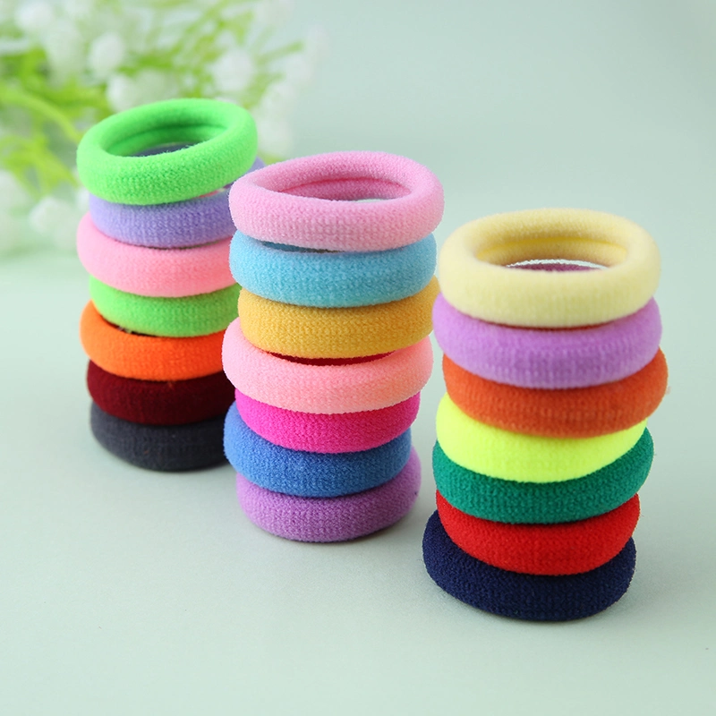 Multicolor moda elástica resistente a los niños chica de la cuerda de amarre de la banda de pelo