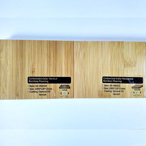 Natural or Carbonized Engineered Solid Bamboo Flooring