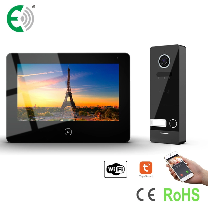 UTP/IP WiFi Écran tactile 7" Digital Home Sécurité Système d'Interphone vidéo Kit Doorphone