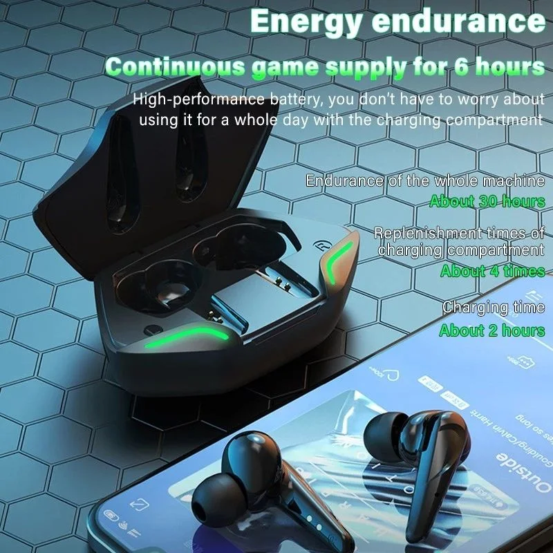 Low Latency Mini Wireless Bluetooth Ohrhörer Gaming Ohrhörer Kopfhörer Zubehör