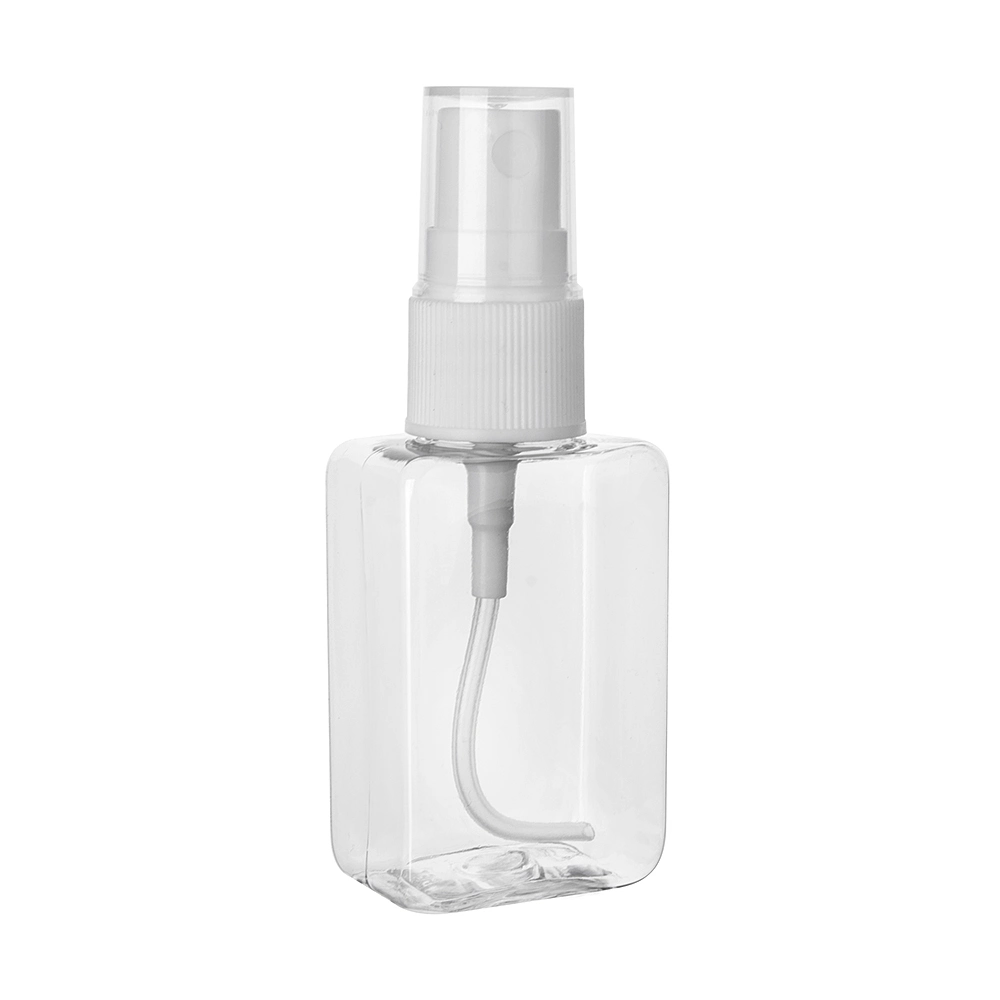 30ml Small Square Pet Bottle for Travel Set Packaging