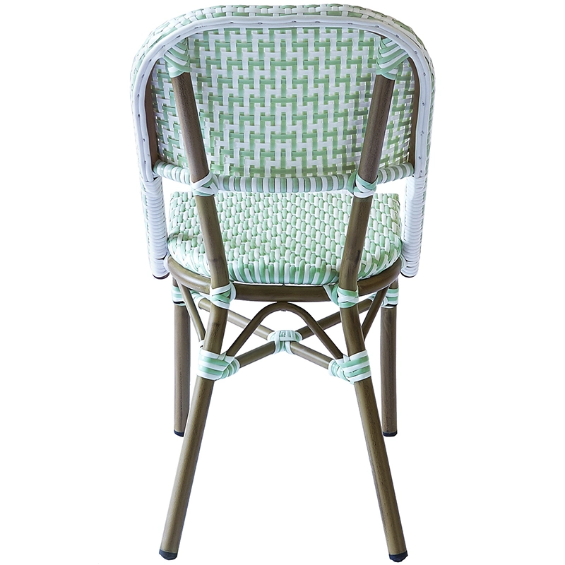 Wholesale/Supplier Bamboo French Bistro Rattan Furniture Stackable Wicker Bistro Outdoor Chair