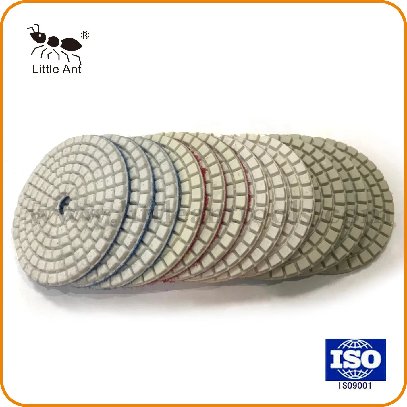 3"/80mm pulido de diamantes húmedo Pad disco abrasivo de molienda de herramientas de hardware para la Piedra