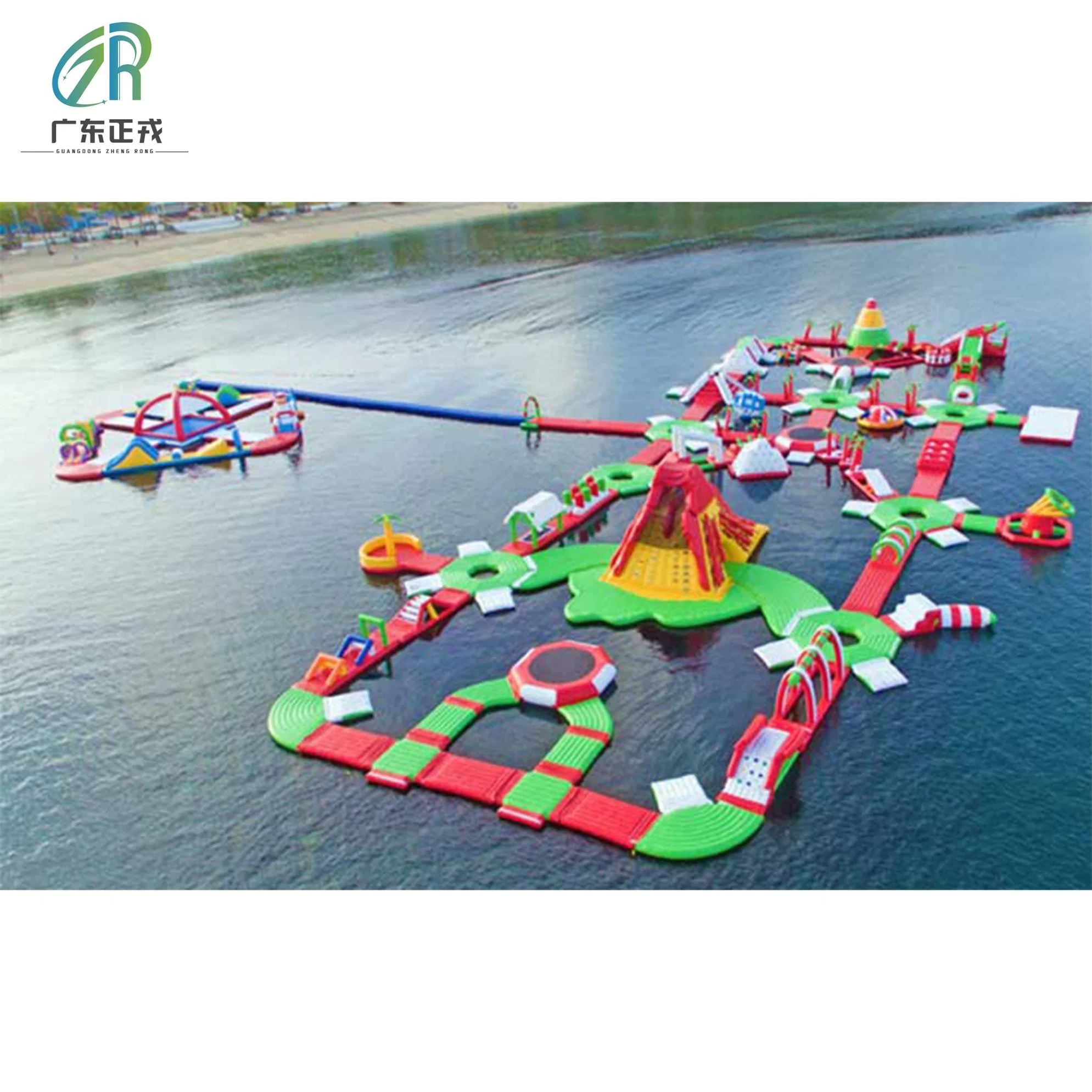 Novo Design Large Land Amusement Equipment Airtigable Water Park hermético