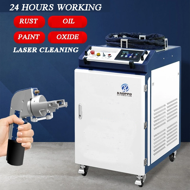 Metal Rust Removal Oxide Painting Coating Stripping System 1000W 1500W 2000W 3000W Handheld Fiber Laser Cleaning Machine with Pulsed Laser Source