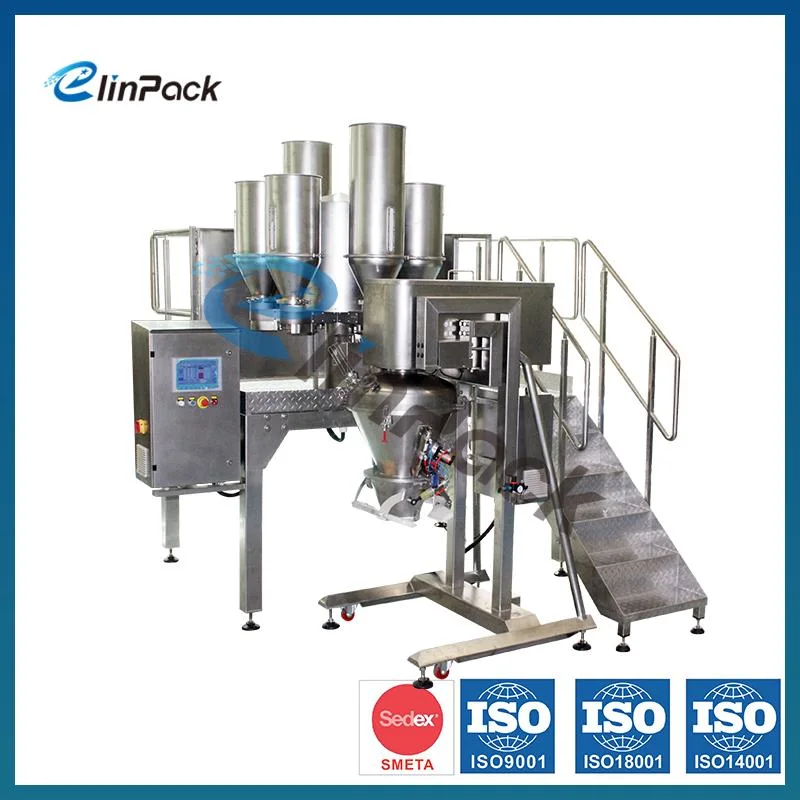 Seasoning/Food Additives/Feed/Raw Materials Auto Weiging Batching Machine System for Packaging Machine Line