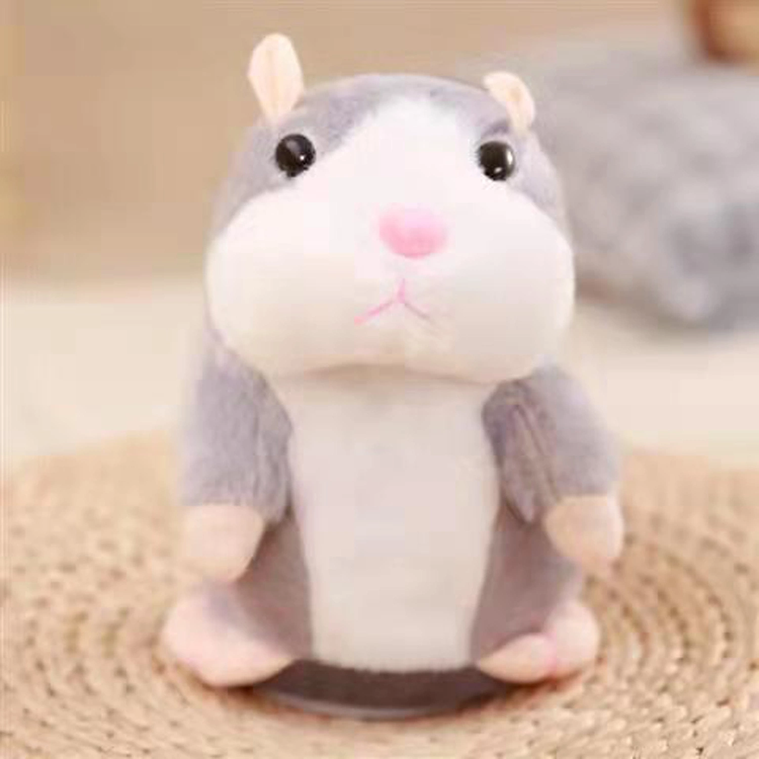 En parlant de hamster animal en peluche Jouet interactif cute les effets sonores de parler des jouets en peluche avec répète vos dit voix Cadeau Best Buddy pour les enfants