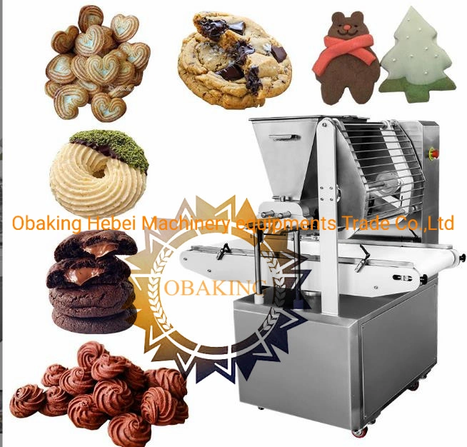 Hot Sales Chocolate Strip Biscuits Cookies Production Line with Frozen Cookies Cutter