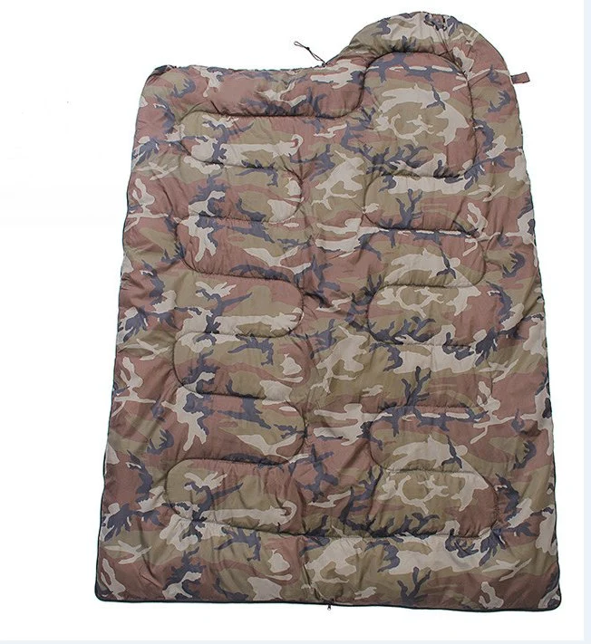 High quality/High cost performance  Envelope Type Camouflage Winter Outdoors Sleeping Bags