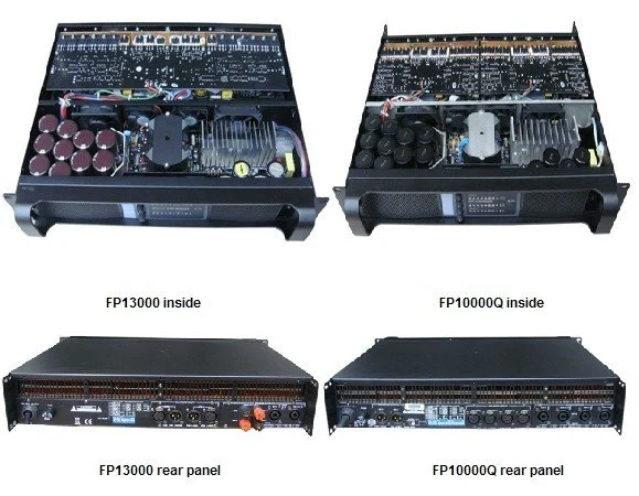 Amplificador de potencia Fp20000q Switch 4000W 4 Canales