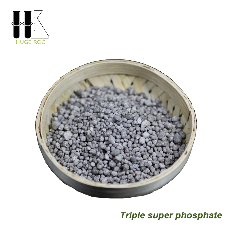 46% de pureza Fertilizante fosfatado granular Fosfato de triple supercalcio Triple Super Phosphate Tsp