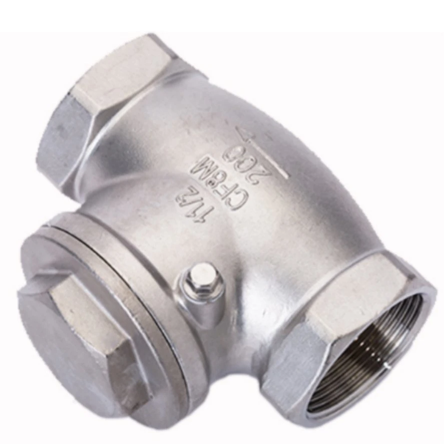 Water System Stainless Steel Female Two Piece Full Bore Non-Return Check Valve