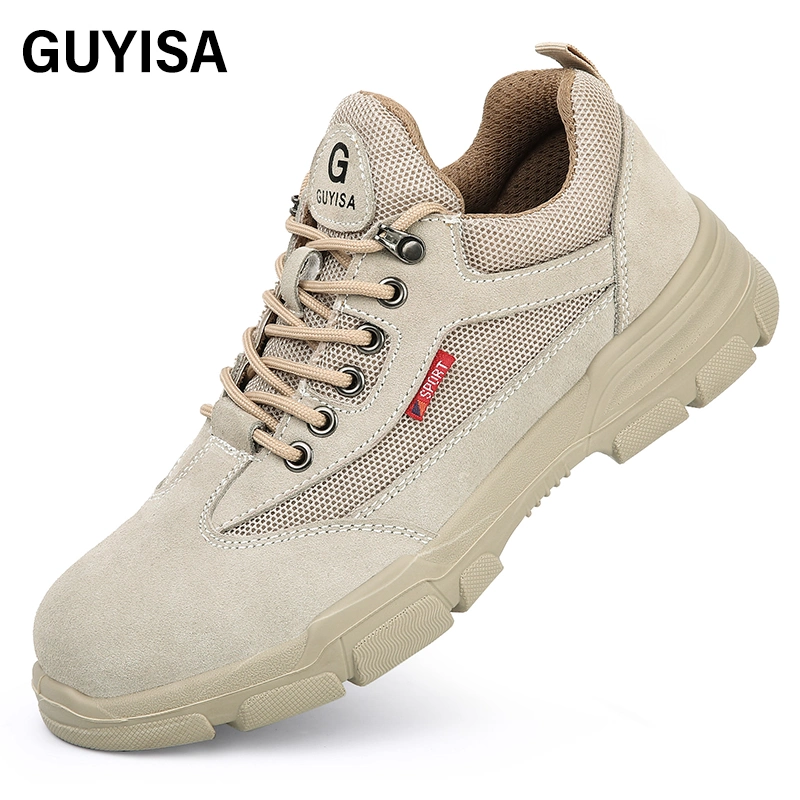 Guyisa Four Seasons Fashion Wear-Resistant Anti-Smashing Anti-Piercing Safety Shoes