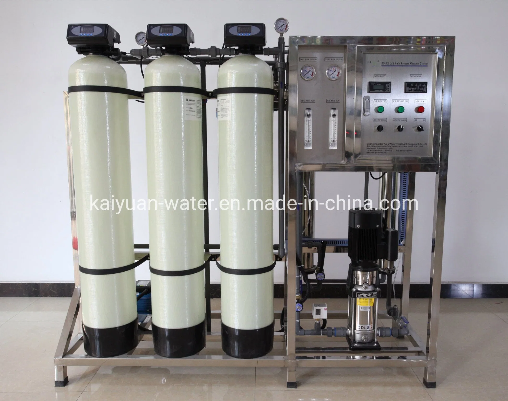 500 lph Osmosis Inversa del Sistema de purificación de agua