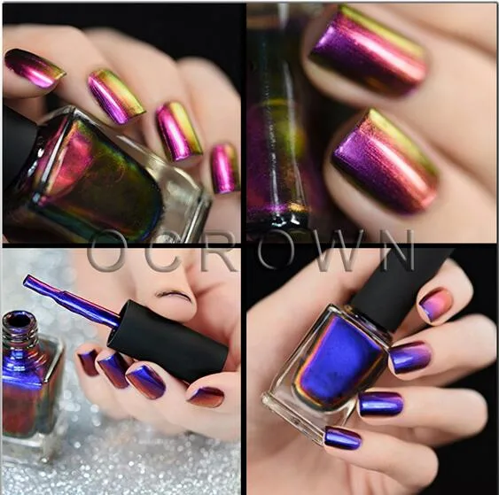 Shininig Metal Chrome Pigment Glitter Magic Chameleon Mirror Powder