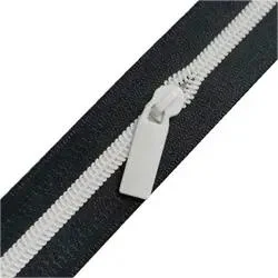 Top-Seller 50mm Nylon cadena larga de cremallera ancha para bolsas