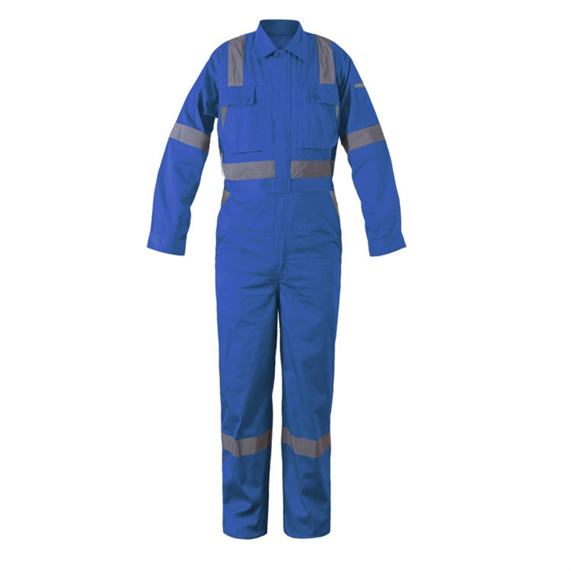 Safety Construction His Vis Protective Anti Fire Twill Bib Jacket Overall Mechanic Workwear Work Wear Coverall for Men