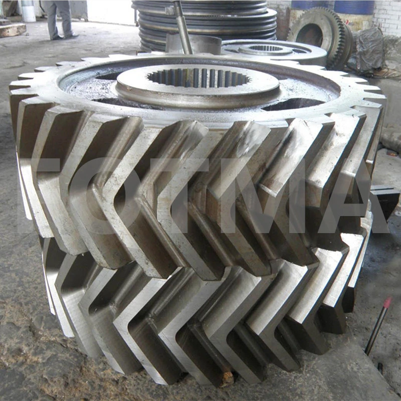 Casting & Forging Heavy Duty Forging Steel Gear Ring for Grinding Mill